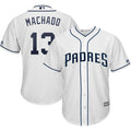 Custom Fan-Made Manny Machado San Diego Padres #13 White Baseball Jersey