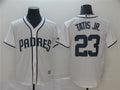 Custom Fan-Made Fernando Tatis Jr San Diego Padres #23 White Baseball Jersey