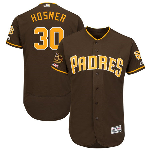 Custom Fan-Made Eric Hosmer San Diego Padres #30 Baseball Jersey