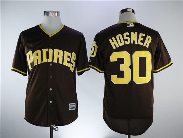 Custom Fan-Made Eric Hosmer San Diego Padres #30 Baseball Jersey