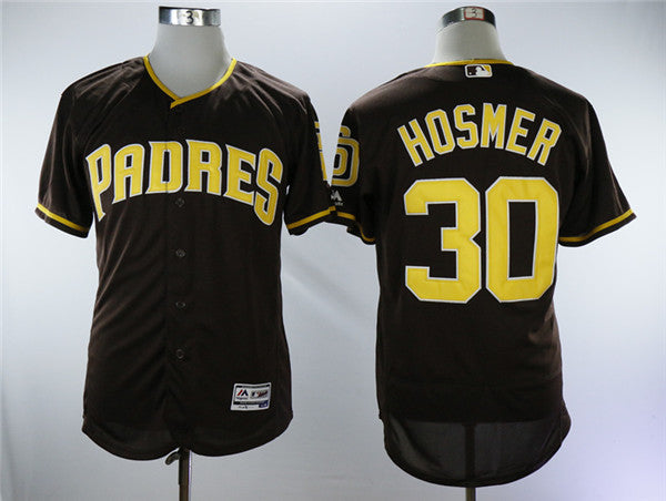 Custom Fan-Made Eric Hosmer San Diego Padres #30 Baseball Jersey