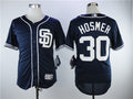 Custom Fan-Made Eric Hosmer San Diego Padres #30 Navy Baseball Jersey