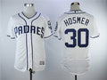 Custom Fan-Made Eric Hosmer San Diego Padres #30 White Baseball Jersey