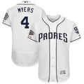Custom Fan-Made Wil Meyers San Diego Padres #4 White Baseball Jersey