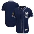 Custom Fan-Made Navy San Diego Padres Baseball Jersey San Diego Padres Navy Baseball Jersey
