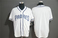 Custom Fan-Made White San Diego Padres Baseball Jersey San Diego Padres White Baseball Jersey