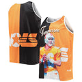 T.Volunteers #16 Peyton Manning Sublimated Player Big & Tall Tank Top - Black Tennessee Orange Stitched American College Jerseys