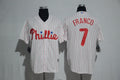 Custom Fan-Made Maikel Franco Red Cooperstown White Philadelphia Phillies Baseball Jersey Philadelphia Phillies Red Baseball Jersey