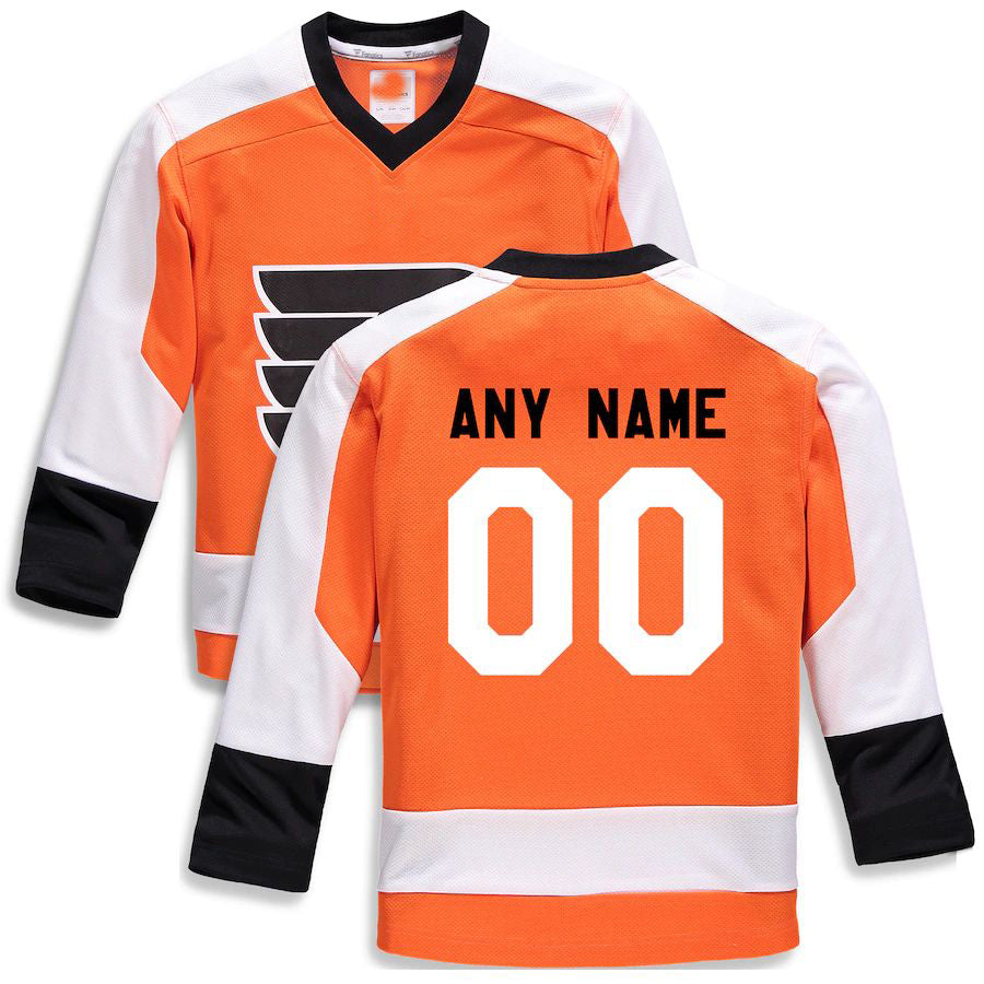 Custom orange hockey jersey | GameDay Jerseys