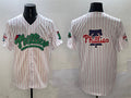 Philadelphia Phillies Team Big Logo White Phanatic Limited Stitched Baseball Jersey