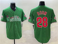Philadelphia Phillies #28 Alec Bohm Green Phanatic Limited Stitched Baseball Jerseys