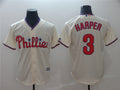 Custom Fan-Made Bryce Harper Philadelphia Phillies #3 Baseball Jersey