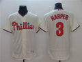 Custom Fan-Made Bryce Harper Philadelphia Phillies #3 Baseball Jersey