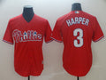 Custom Fan-Made Bryce Harper Philadelphia Phillies #3 Baseball Jersey
