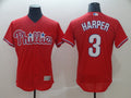 Custom Fan-Made Bryce Harper Philadelphia Phillies #3 Baseball Jersey