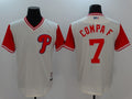Custom Fan-Made Maikel Franco Compa Philadelphia Phillies #7 2017 Baseball Jersey