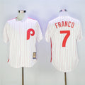Custom Fan-Made Maikel Franco Philadelphia Phillies #7 White Baseball Jersey