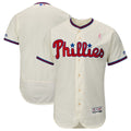 Custom Fan-Made Cream 2018 Philadelphia Phillies Baseball Jersey Philadelphia Phillies 2018 Baseball Jersey