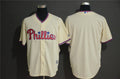 Custom Fan-Made Cream Philadelphia Phillies Baseball Jersey Philadelphia Phillies Baseball Jersey
