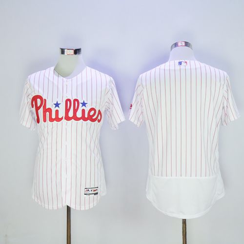 Custom Fan-Made White Philadelphia Phillies Baseball Jersey Philadelphia Phillies White Baseball Jersey