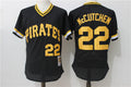 Custom Fan-Made Andrew Mccutchen Batting Pittsburgh Pirates #22 Black Baseball Jersey