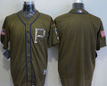 Custom Fan-Made Green Pittsburgh Pirates Baseball Jersey Pittsburgh Pirates Green Service Edition Baseball Jersey