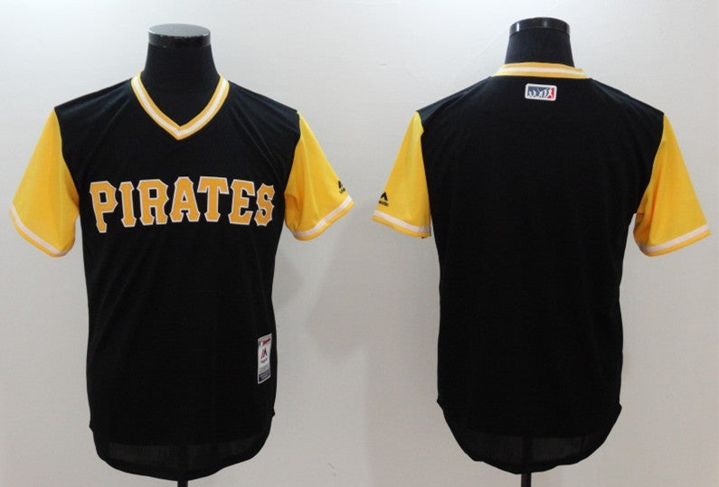Custom Fan-Made Black 2017 Pittsburgh Pirates Baseball Jersey Pittsburgh Pirates Black 2017 Baseball Jersey