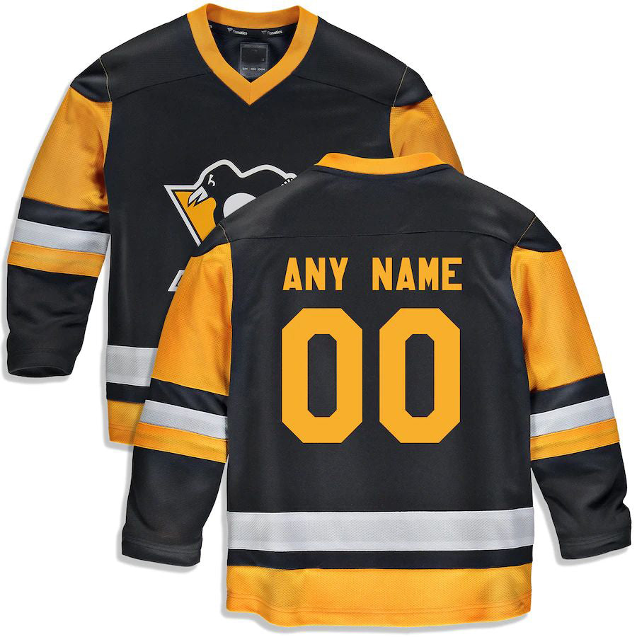 Custom black hockey jersey | GameDay Jerseys