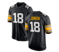 Custom black football jersey #18 | GameDay Jerseys