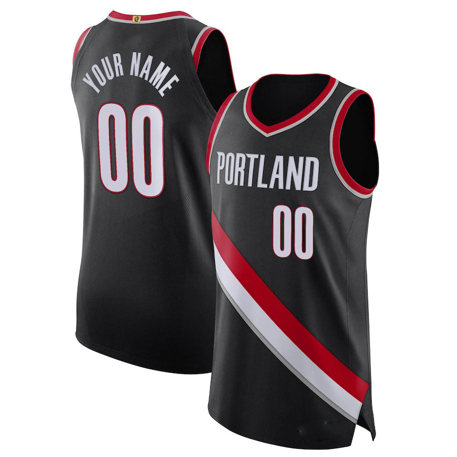 Custom #21 Black 2020 POR Basketball Shirt Top