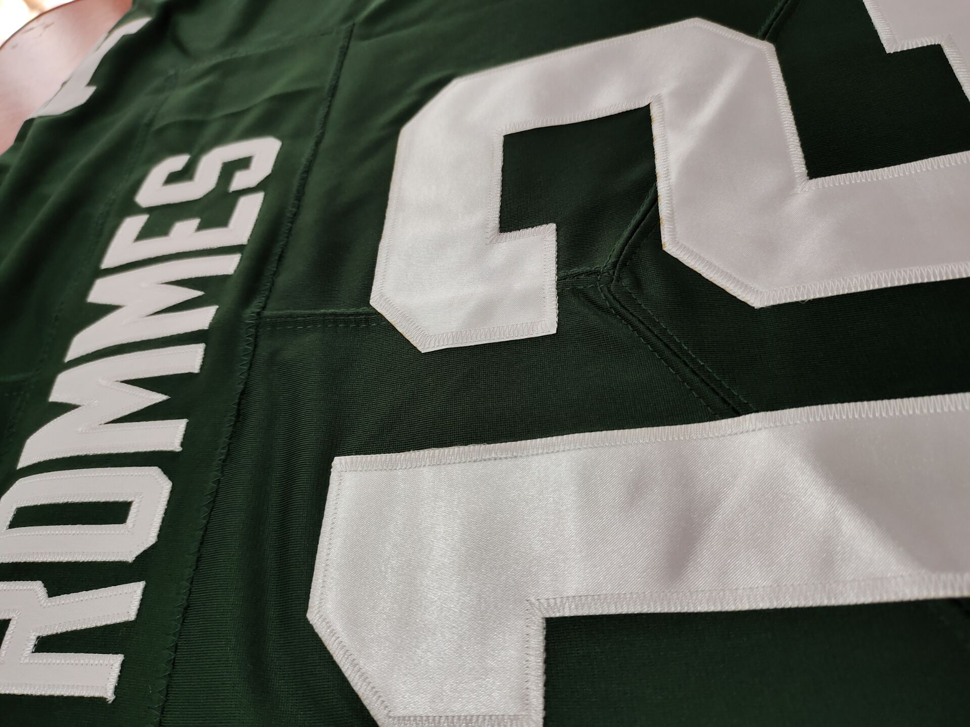 Custom football jersey close up | GameDay Jerseys