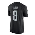 LV. Raiders #8 Josh Jacobs Black Vapor F.U.S.E. Limited Jersey Stitched American Football Jerseys