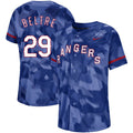 Custom Fan-Made Adrian Beltre Camo Texas Rangers #29 Baseball Jersey