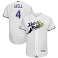 Custom Fan-Made Blake Snell Tampa Bay Rays #4 Throwback Turn Back Clock Edition Baseball Jersey