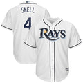 Custom Fan-Made Blake Snell Tampa Bay Rays #4 White Baseball Jersey