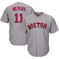 Custom Fan-Made Rafael Denvers Boston Red Sox #11 Grey Baseball Jersey
