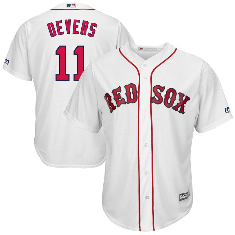 Custom Fan-Made Rafael Denvers Boston Red Sox #11 Red Baseball Jersey