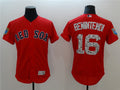 Custom Fan-Made Andrew Benintendi Spring Training Boston Red Sox #16 Red 2018 Baseball Jersey