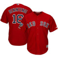 Custom Fan-Made Andrew Benintendi Boston Red Sox #16 Red 2018 Baseball Jersey