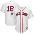 Custom Fan-Made Andrew Benintendi Number Boston Red Sox #16 Red 2018 Baseball Jersey