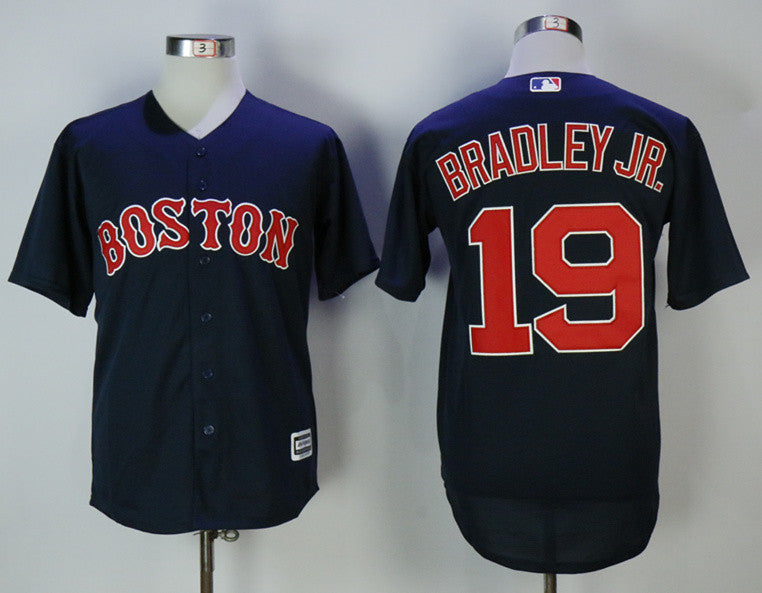 Custom Fan-Made Jackie Bradley Jr Boston Red Sox #19 Red Baseball Jersey