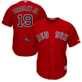 Custom Fan-Made Jackie Bradley Jr Boston Red Sox #19 Red 2018 Baseball Jersey