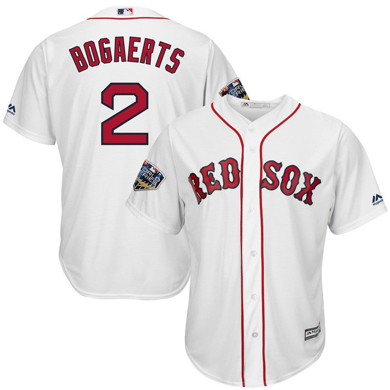 Custom Fan-Made Xander Bogaerts Boston Red Sox #2 Red 2018 Baseball Jersey