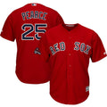 Custom Fan-Made Steve Pearce Boston Red Sox #25 Red 2018 Baseball Jersey