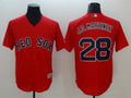 Custom Fan-Made J.D. Martinez Red Boston Red Sox Baseball Jersey Boston Red Sox Red Baseball Jersey