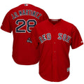 Custom Fan-Made J.D. Martinez Scarlet 2018 World Series Champions Boston Red Sox Baseball Jersey Boston Red Sox Red 2018 Baseball Jersey