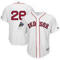 Custom Fan-Made J.D. Martinez Number White 2018 Boston Red Sox Baseball Jersey Boston Red Sox Red 2018 Baseball Jersey