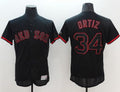 Custom Fan-Made David Ortiz Boston Red Sox #34 Red Baseball Jersey