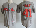 Custom Fan-Made Chris Sale Boston Red Sox #41 Grey Baseball Jersey