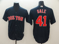 Custom Fan-Made Chris Sale Boston Red Sox #41 Red Baseball Jersey